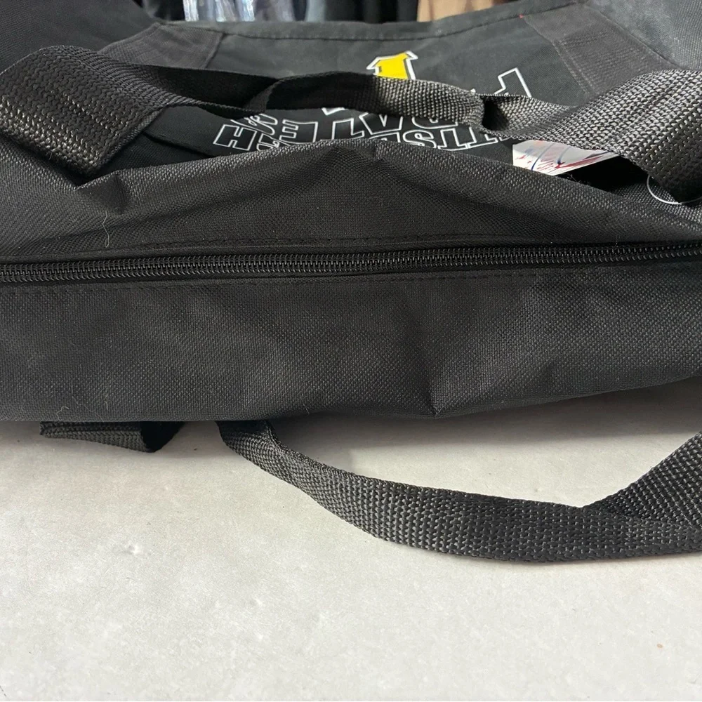 Pittsburgh Pirates Carry All Zip Tote Bag, Black/Yellow, 19” x 14” x 7”, NWT